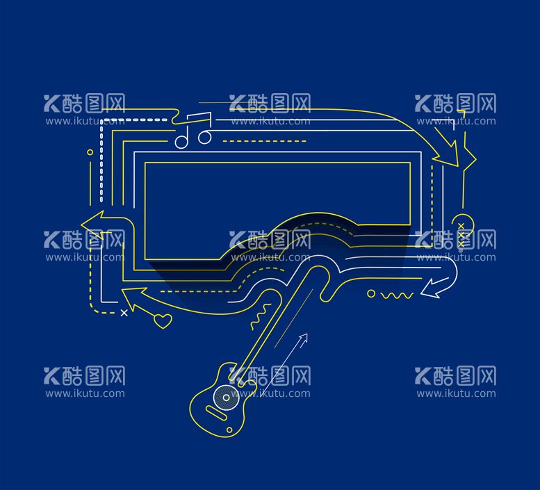 编号：84373911190237214163【酷图网】源文件下载-创意吉它乐器背景