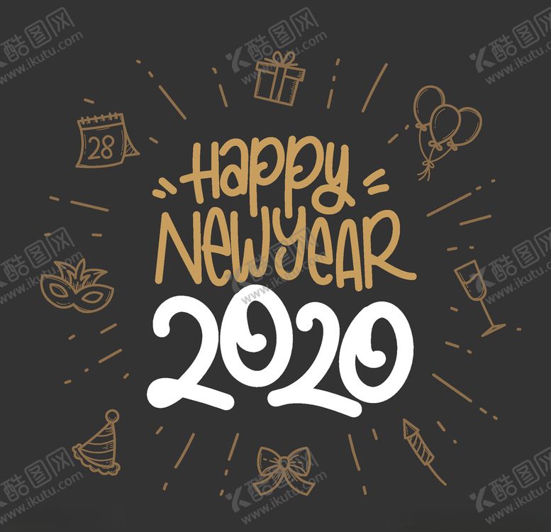 编号：27658310220758522278【酷图网】源文件下载-2020新年