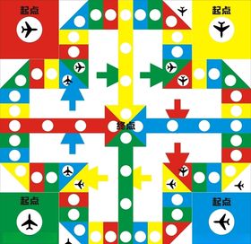 飞行棋地贴