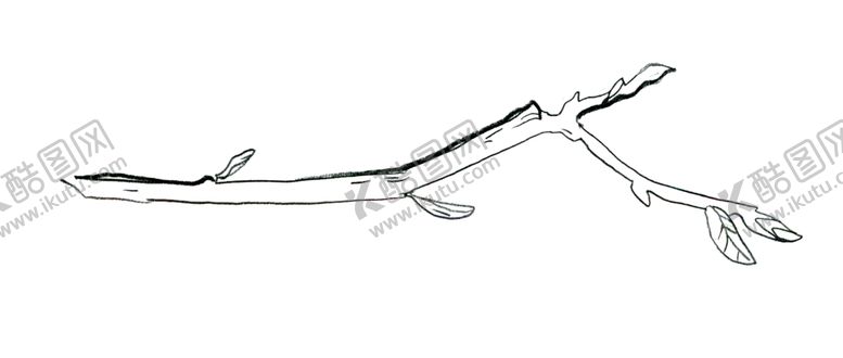 编号：97248909151508497774【酷图网】源文件下载-简笔线条树枝绘画