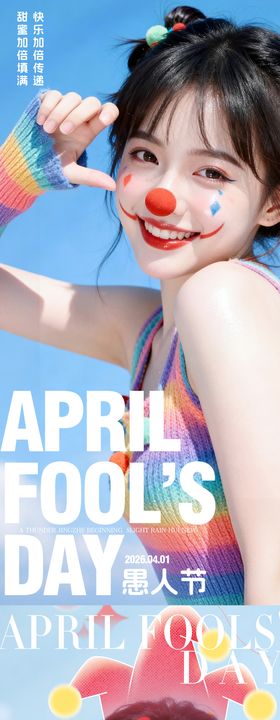 愚人节医美海报