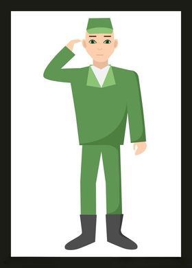 手绘男人男孩动画卡通动画