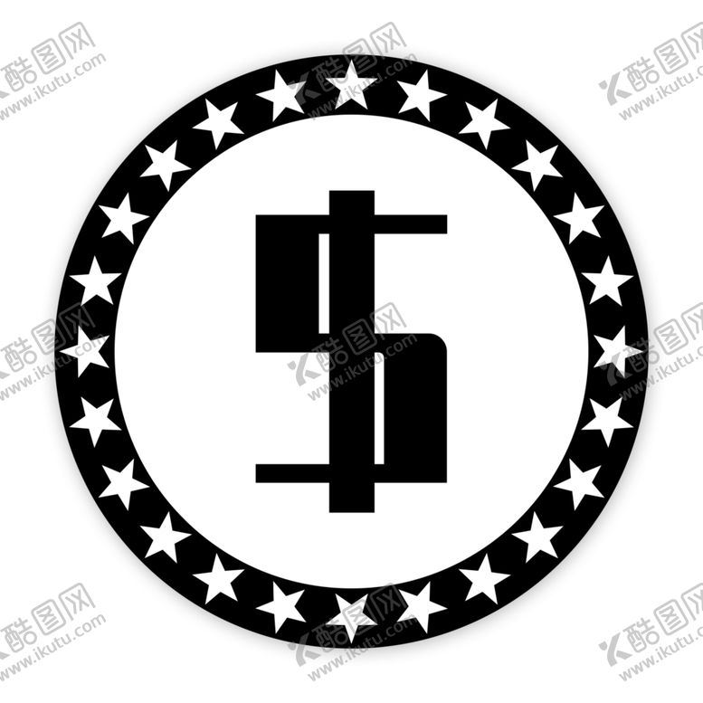 编号：73753009282051448527【酷图网】源文件下载-黑白色反色金币
