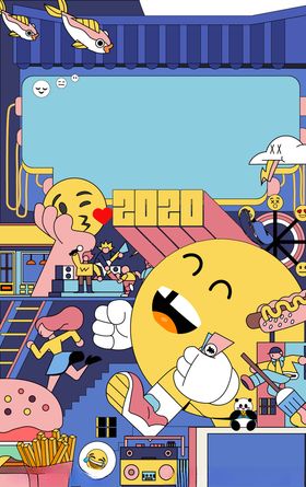 emoji开业主KV