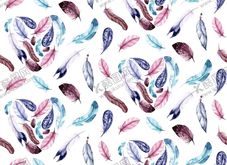 编号：64795610201749196819【酷图网】源文件下载-水彩花朵创意图案