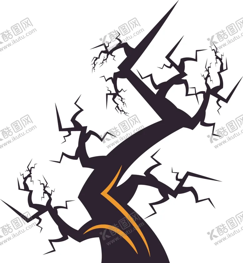 编号：18153502241616072259【酷图网】源文件下载-万圣节树枝剪影