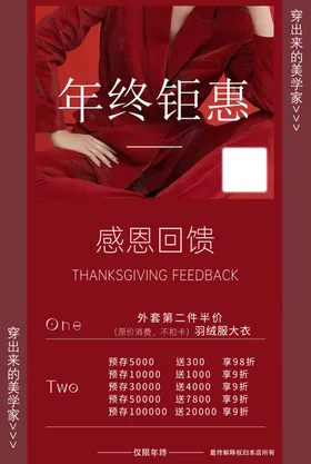 年终钜惠海报