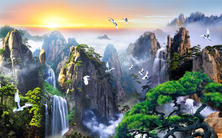 编号：71886809271525403646【酷图网】源文件下载-群山美景