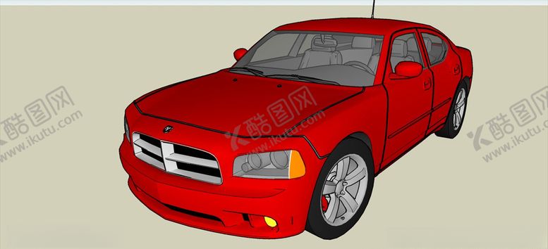 编号：92187409240826504779【酷图网】源文件下载-道奇轿车模型