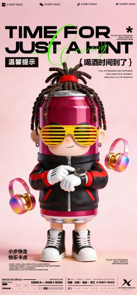 酒吧预定宣传海报