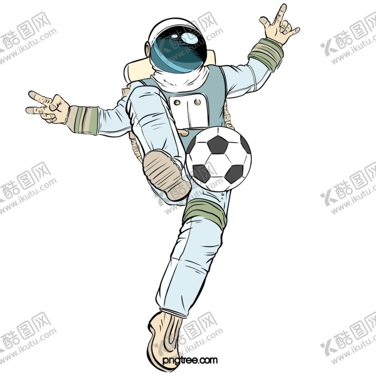 编号：94576603241925205973【酷图网】源文件下载-卡通航天宇航员宇宙手绘插画图片