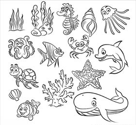 动物线描画