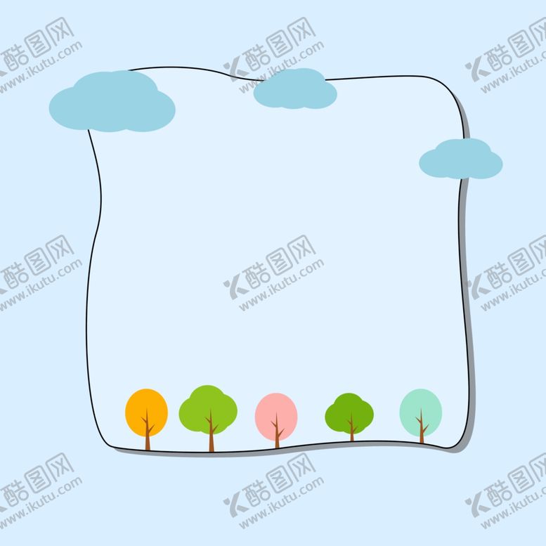 编号：72580110091615112884【酷图网】源文件下载-蓝色边框素材