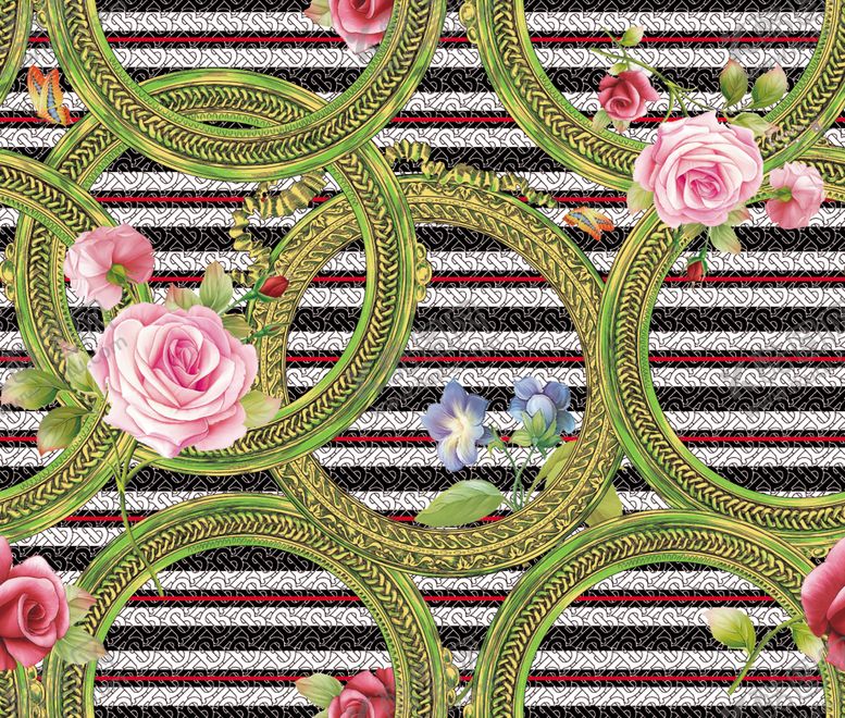 编号：87376809151805492988【酷图网】源文件下载-链条豹纹设计大牌图案