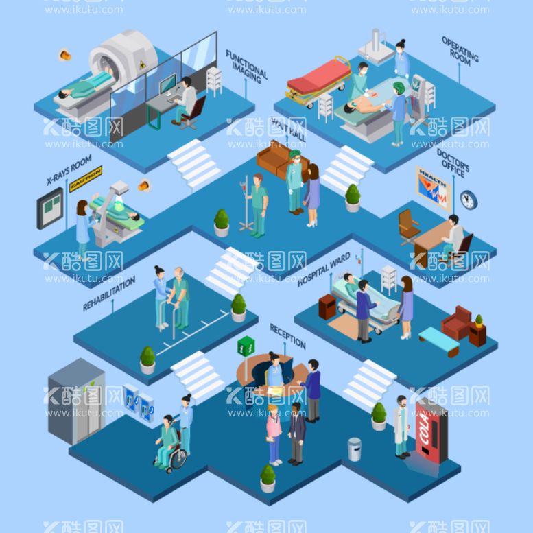 编号：25250612131318027445【酷图网】源文件下载-医院医疗场景插