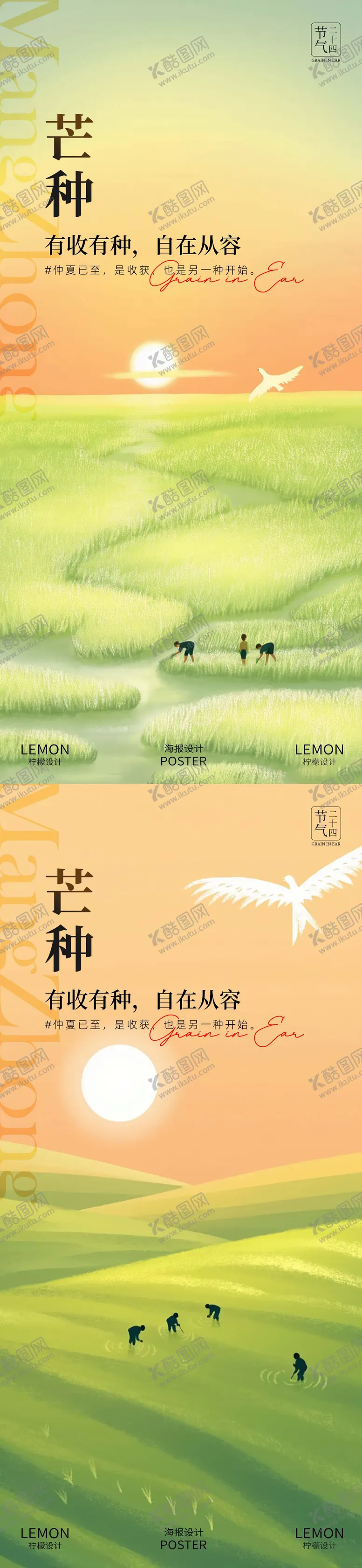 编号：60921306151938011854【酷图网】源文件下载-芒种海报
