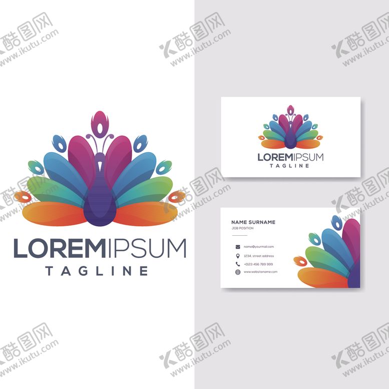 编号：17728410070727435838【酷图网】源文件下载-孔雀logo