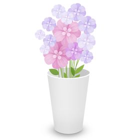 png格式植物花卉手绘素材卡通型插图插画