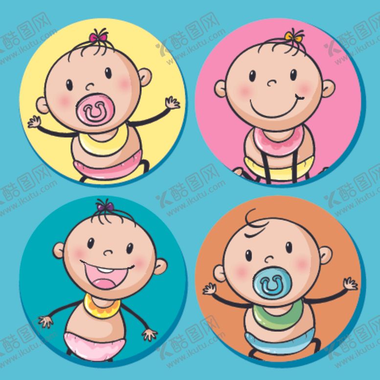 编号：97427610091721429753【酷图网】源文件下载-可爱卡通婴儿