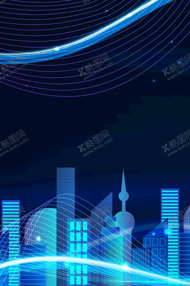 编号：51624910010158057412【酷图网】源文件下载-蓝色科技感背景