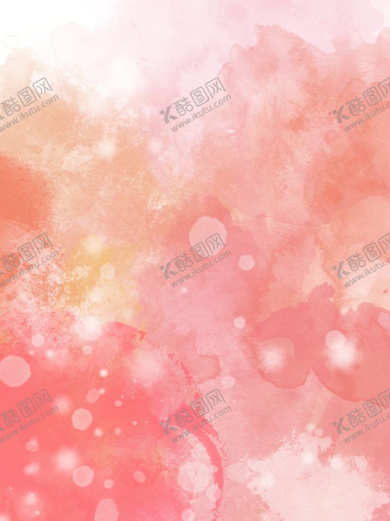编号：48758507071437479393【酷图网】源文件下载-橘红色水彩背景图片