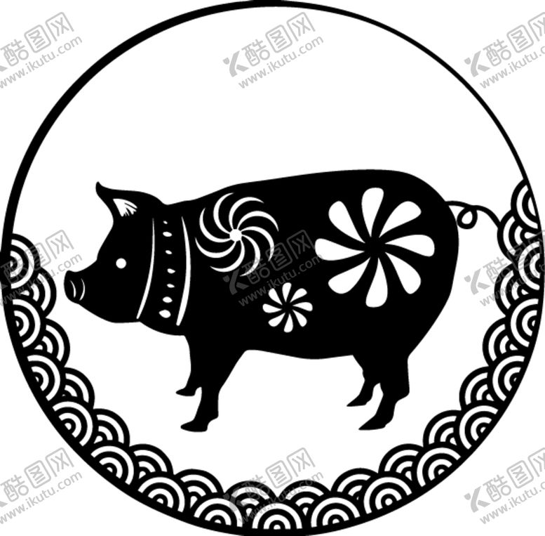 编号：92563109271404052875【酷图网】源文件下载-12生肖-猪