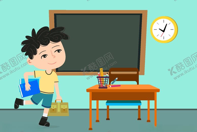 编号：38373009141510482750【酷图网】源文件下载-卡通上学