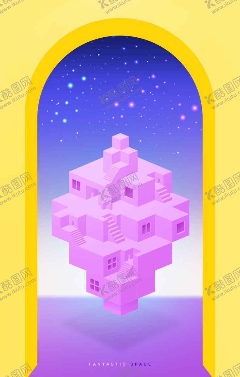 编号：46547410301407164030【酷图网】源文件下载-梦幻城市门