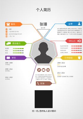 创意简历之平面设计师