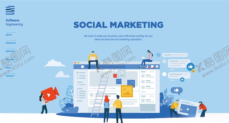 编号：93980209162220216510【酷图网】源文件下载-商务手绘插画