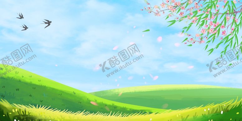 编号：98271204161918351062【酷图网】源文件下载-春天卡通背景