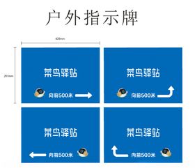 户外索引指示牌