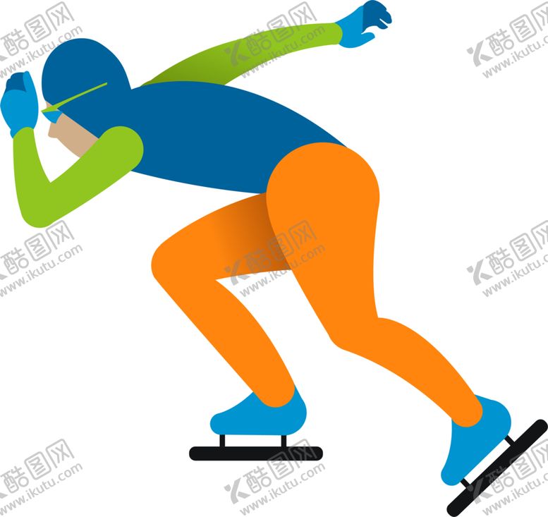 编号：85763605041810543345【酷图网】源文件下载-滑冰