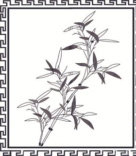 绣花古典花
