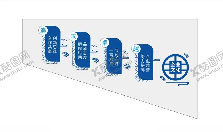 编号：89397506290719001137【酷图网】源文件下载-中建楼梯文化墙