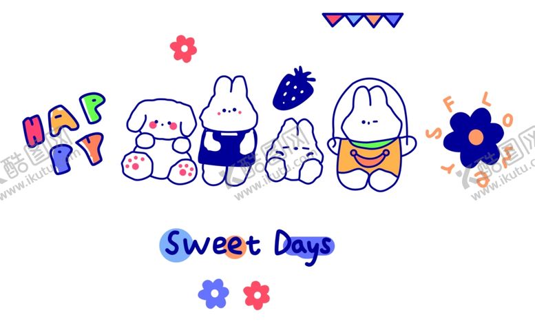 编号：40377409220640154706【酷图网】源文件下载-卡通兔子