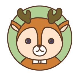 小鹿卡通头像