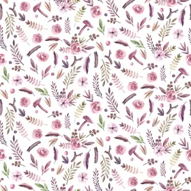 水彩花朵创意图案