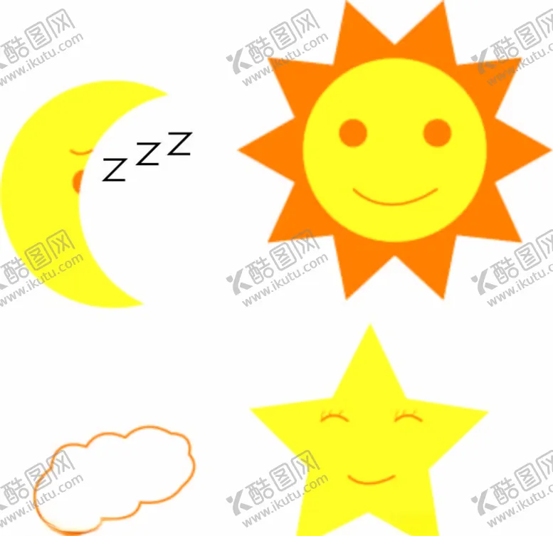 编号：48138507010036586680【酷图网】源文件下载-太阳月亮
