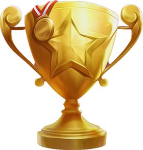 金色奖杯闪耀荣誉之光