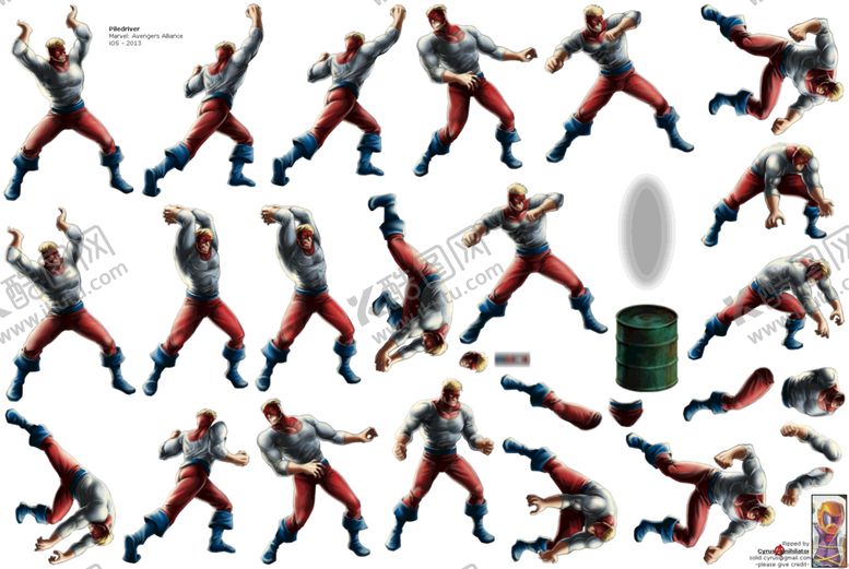 编号：75223710031236321939【酷图网】源文件下载-漫威DC超级英雄战斗UI设计图