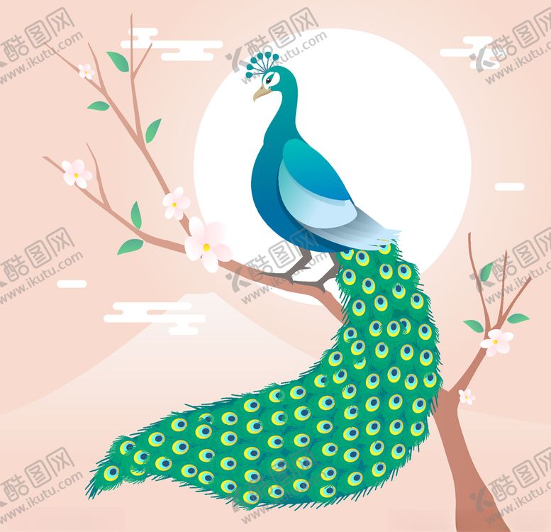 编号：58981006170640093009【酷图网】源文件下载-孔雀