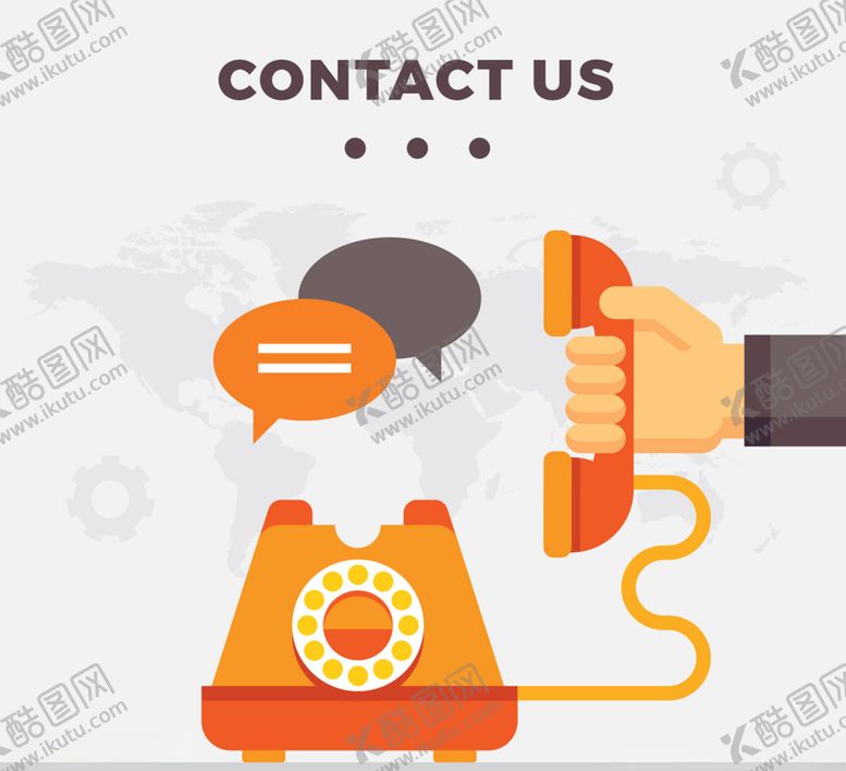 编号：66481610151849498541【酷图网】源文件下载-彩色打电话的手臂