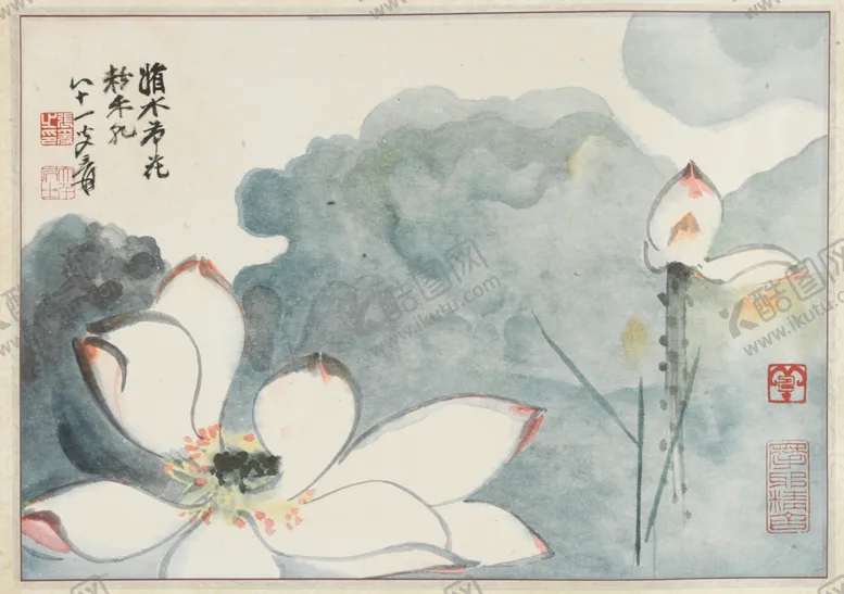 编号：25174002071812595257【酷图网】源文件下载-张大千荷花