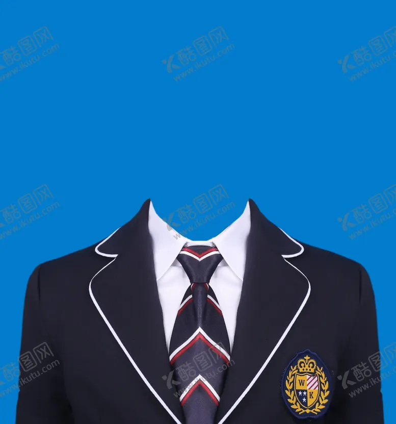 编号：97604602010224425806【酷图网】源文件下载-儿童证件照服装素材