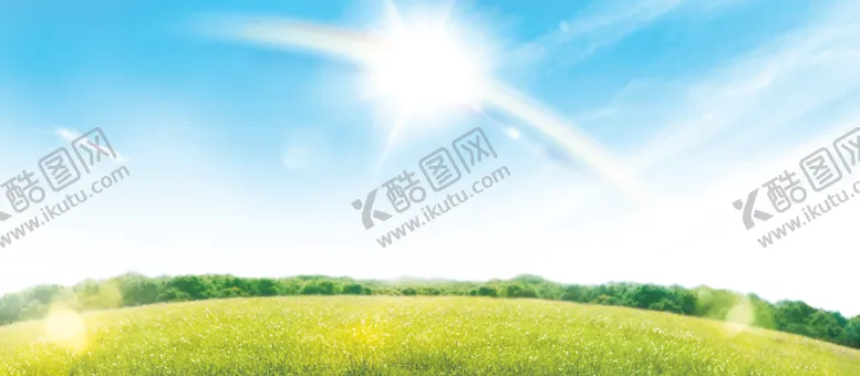 编号：43963209121932288232【酷图网】源文件下载-蓝天草地
