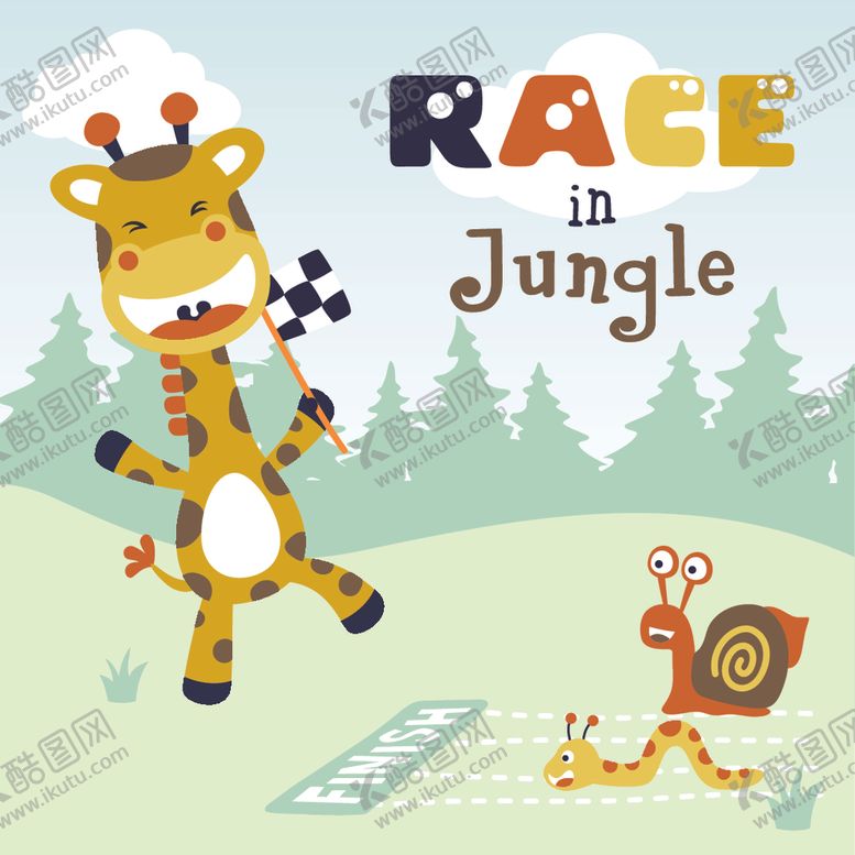 编号：22654110070929546779【酷图网】源文件下载-卡通动物