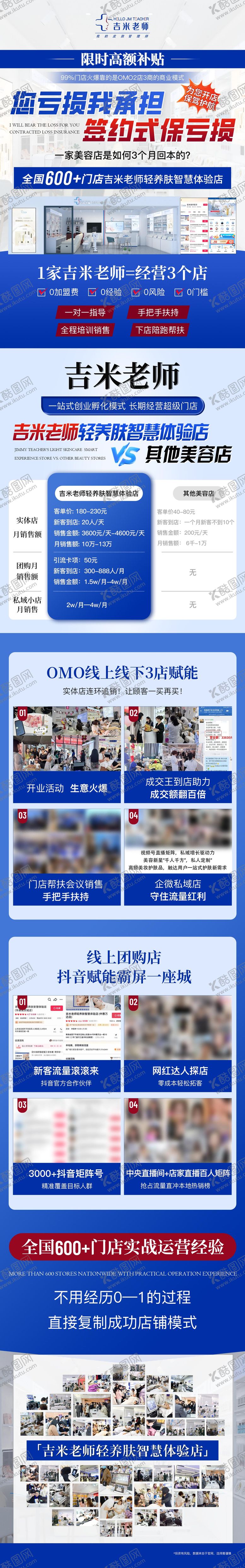 编号：84940806271417229898【酷图网】源文件下载-医美招商落地页长图