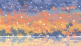 小清新简约创意海报图片动漫壁纸文艺风女孩青春