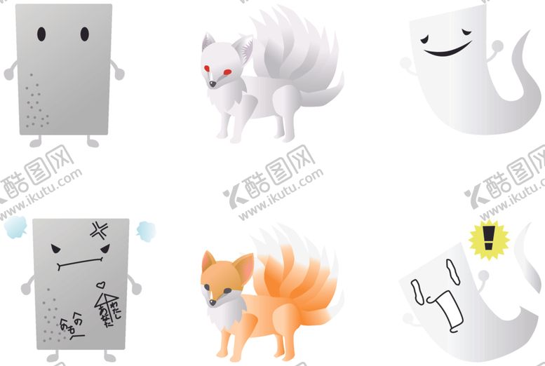 编号：45579012111124097913【酷图网】源文件下载-卡通矢量狐狸